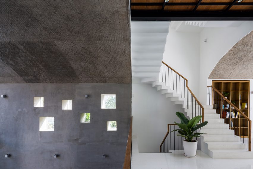 Interiors of Vom House in Vietnam by Sanuki Daisuke Architects
