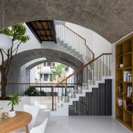 First floor of Vom House in Vietnam by Sanuki Daisuke Architects