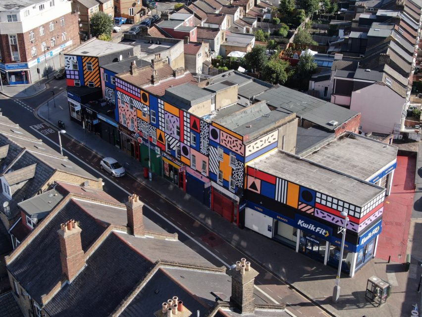 Camille Walala revives Leyton high street with community-funded artwork