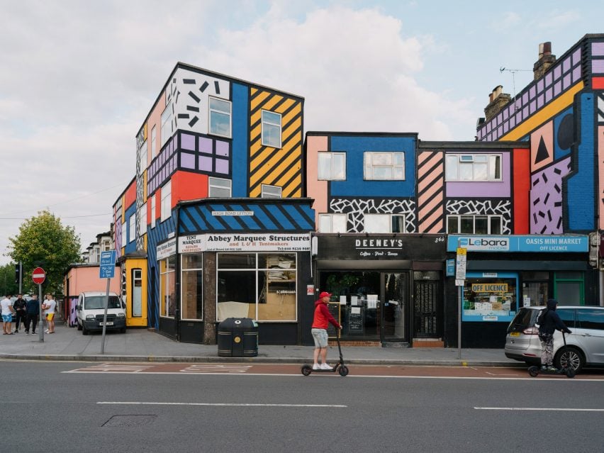 Camille Walala revives Leyton high street with community-funded artwork