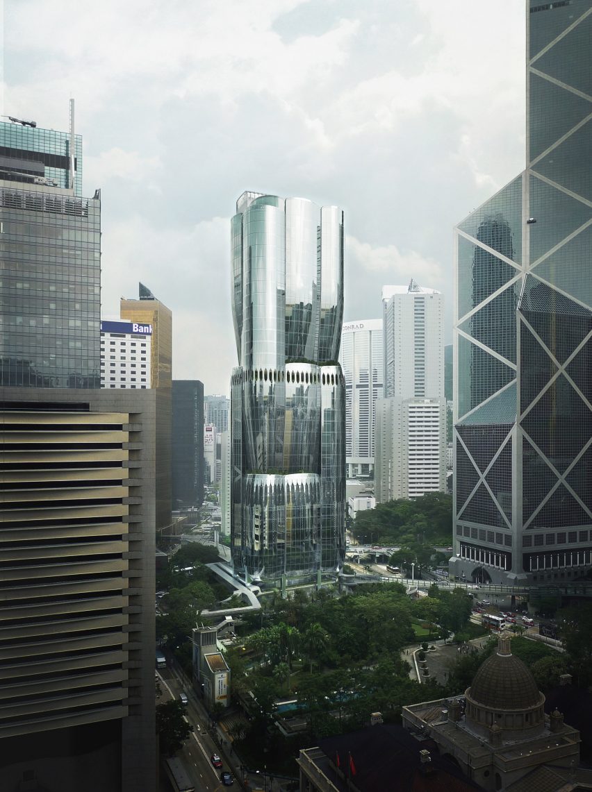 Zaha Hadid Architects Hong Kong skyscraper at 2 Murray Road
