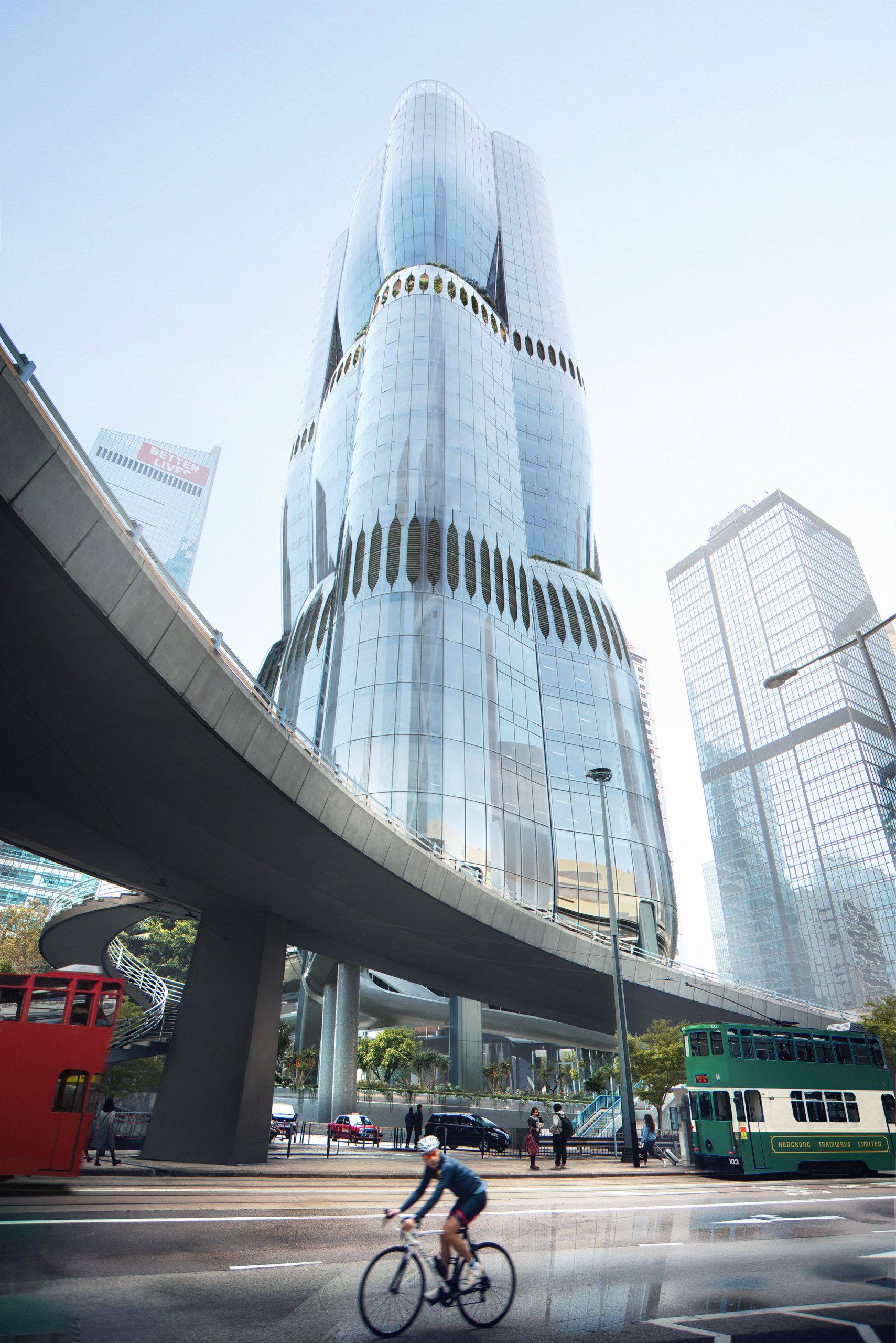 Hong Kong skyscraper looks like Bauhinia bud