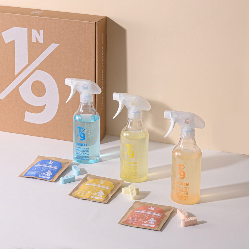 Supublic's 1N9 Modern Cleaner tablets cut down on plastic waste