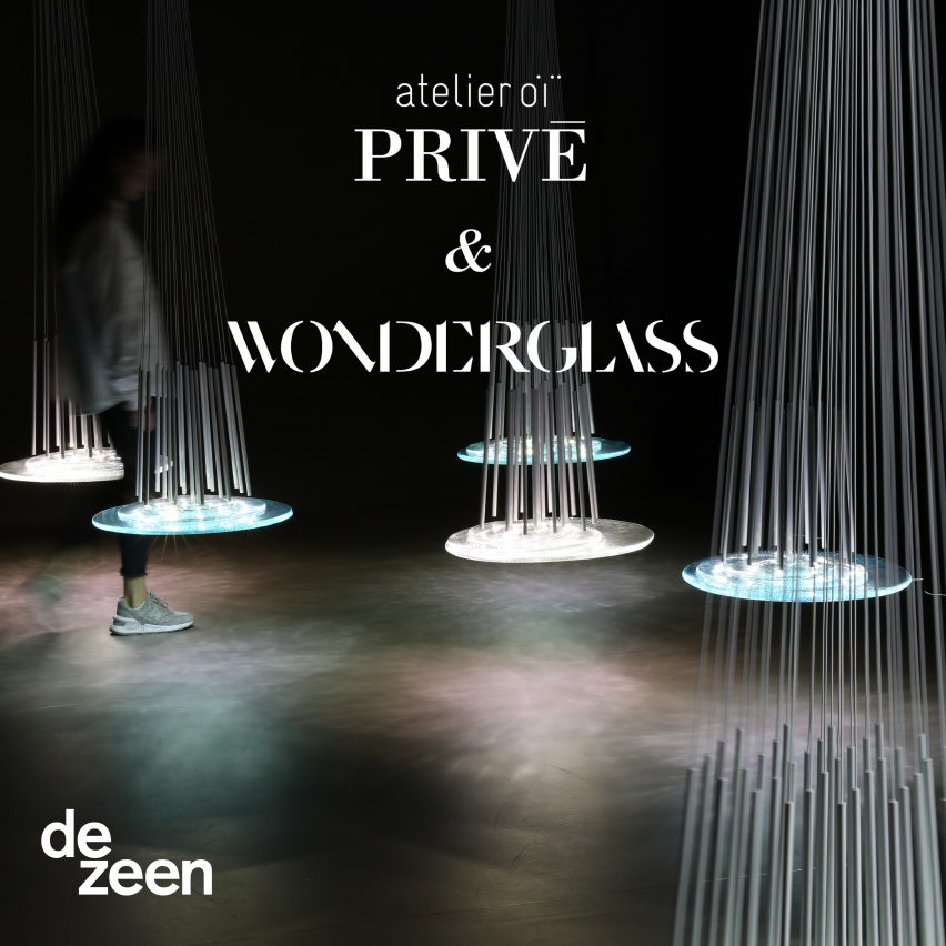 Atelier Oï previews forthcoming glass collection on Dezeen in a live talk and guided tour
