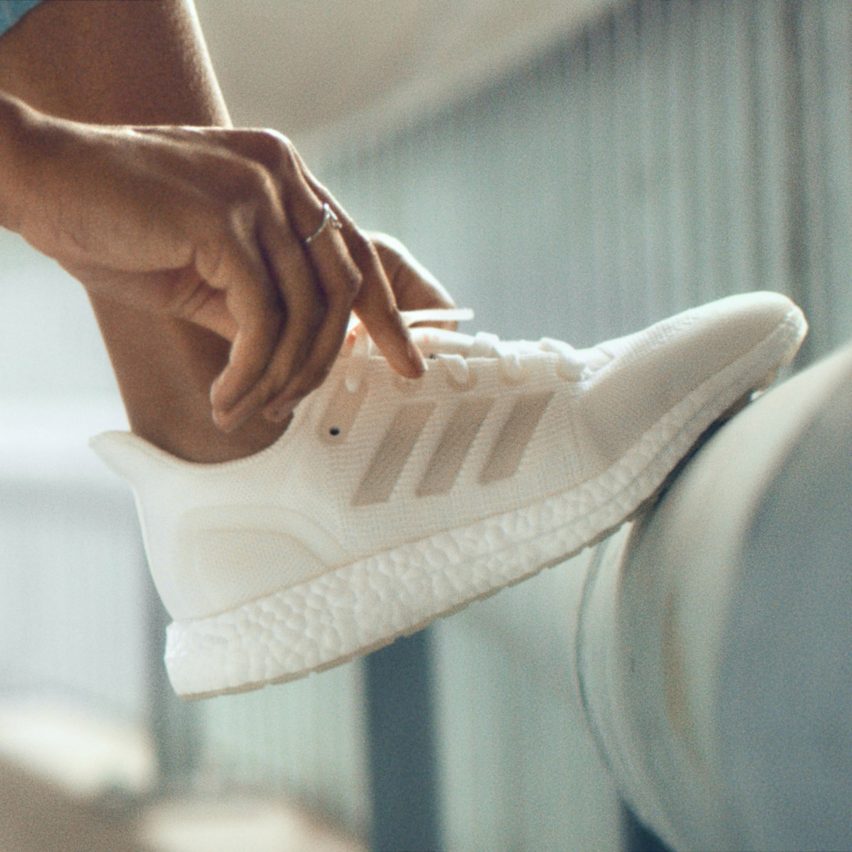 Adidas' endlessly recyclable trainer features in today's Dezeen Weekly newsletter