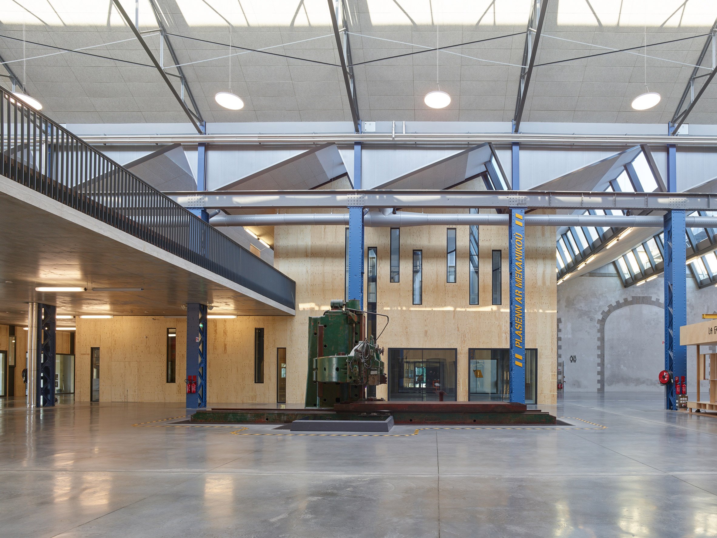 Gabled roofs at Ateliers des Capucins by Atelier L2