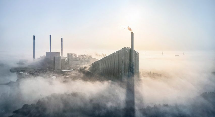 Hufton + Crow photographs of Amager Bakke, the power station and ski slope designed by BIG in Copenhagen