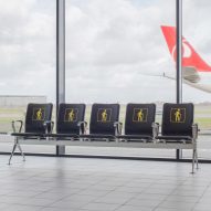 Richard Hutten melts down airport's old chairs for "radical" new seating system