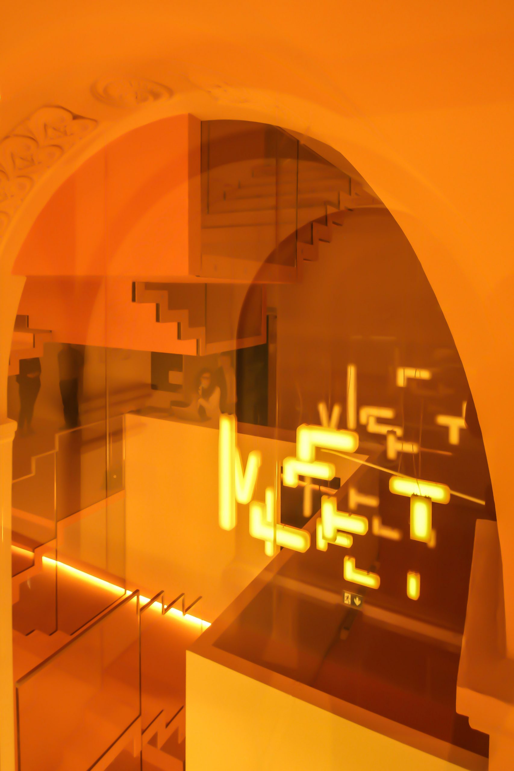 MEET sign at MEET Milan by Carlo Ratti