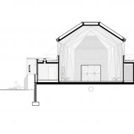CLT church by Nicolas Pople Architects plans