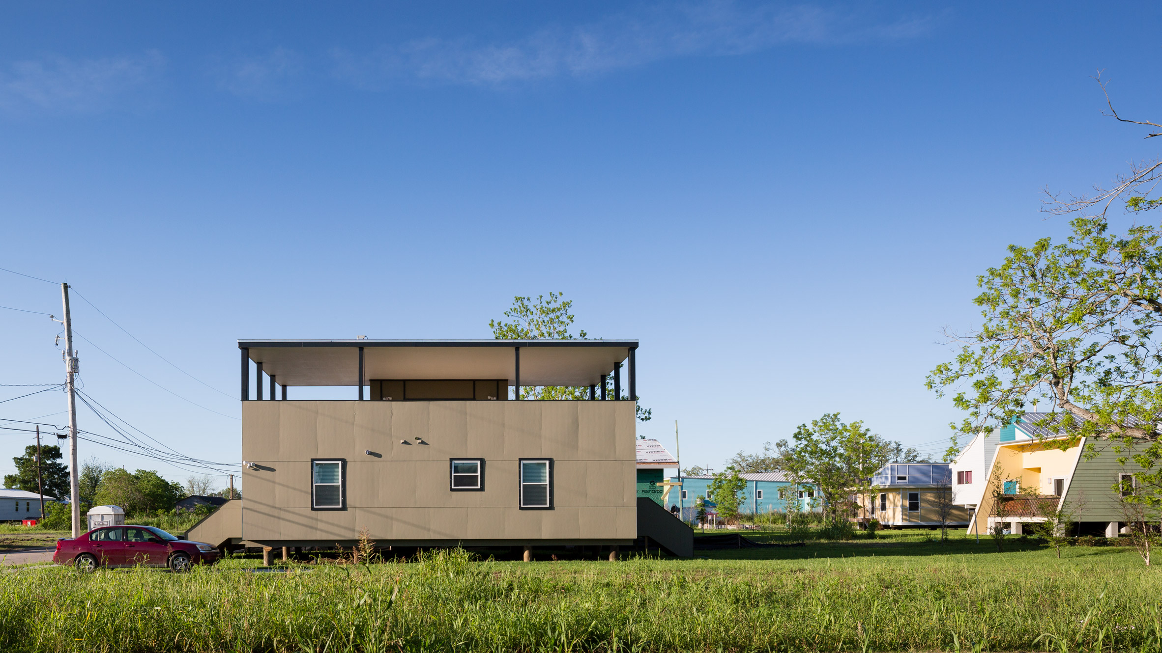 David Adjaye-designed house for Brad Pitt's Make It Right Foundation
