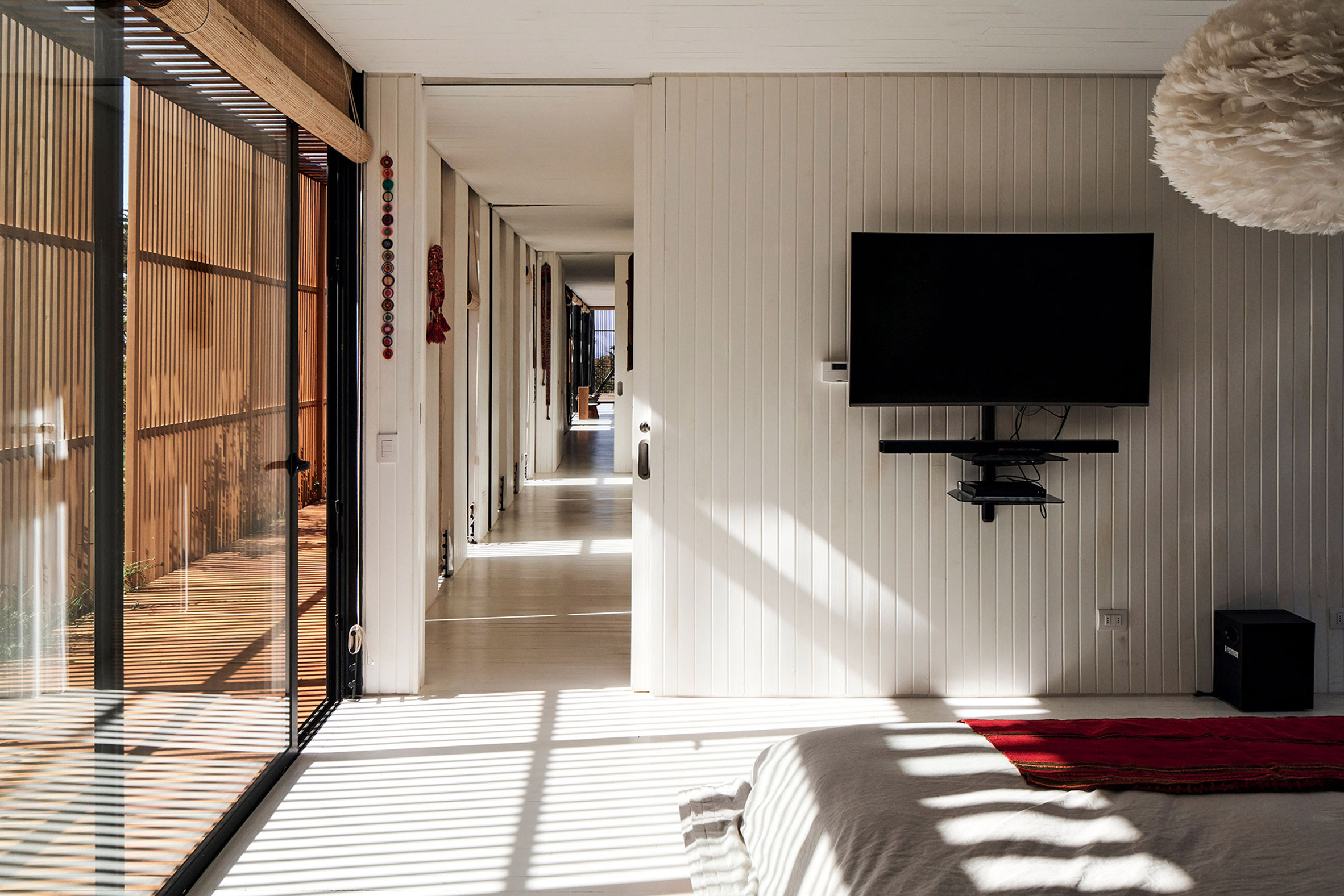 Bedroom in Engawa House by Santiago Valdivieso and Stefano Rolla