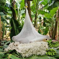 Erez Nevi Pana designs banana-plant "cocoons" for humans to shelter from climate change