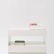 Side table from ON&ON's freestanding shelving system