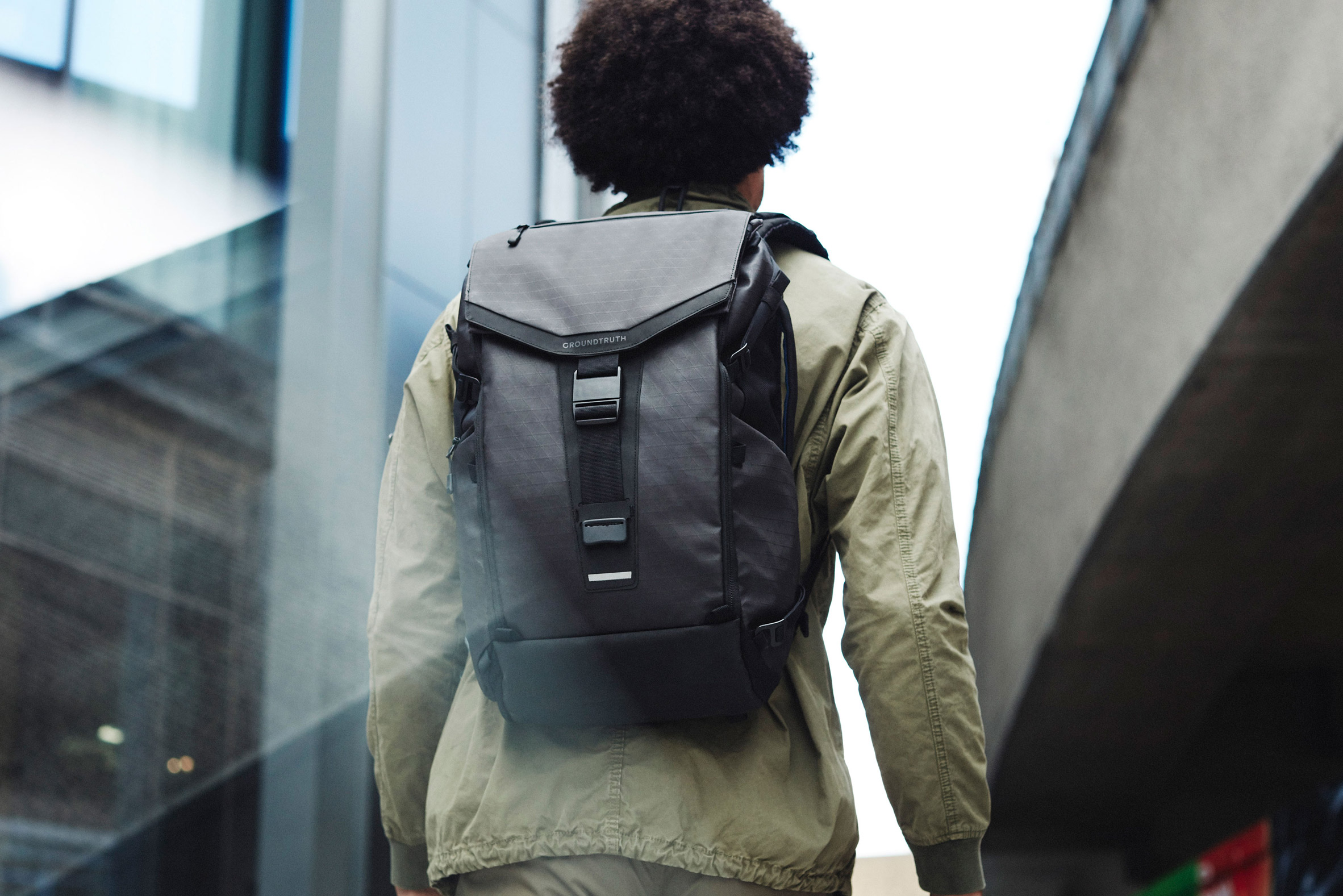 Groundtruth's recycled plastic backpack can withstand Arctic conditions