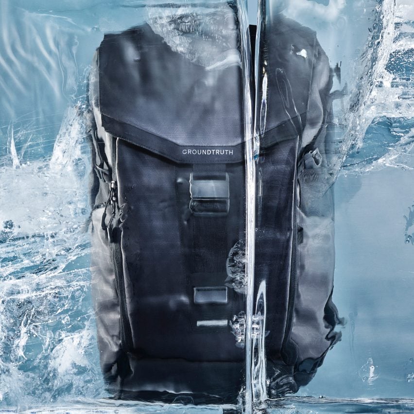 RIKR is a recycled plastic backpack by Groundtruth that can withstand Arctic conditions