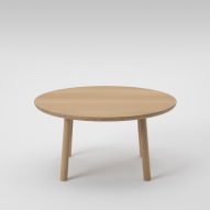 Fugo coffee table by Jasper Morrison for Maruni