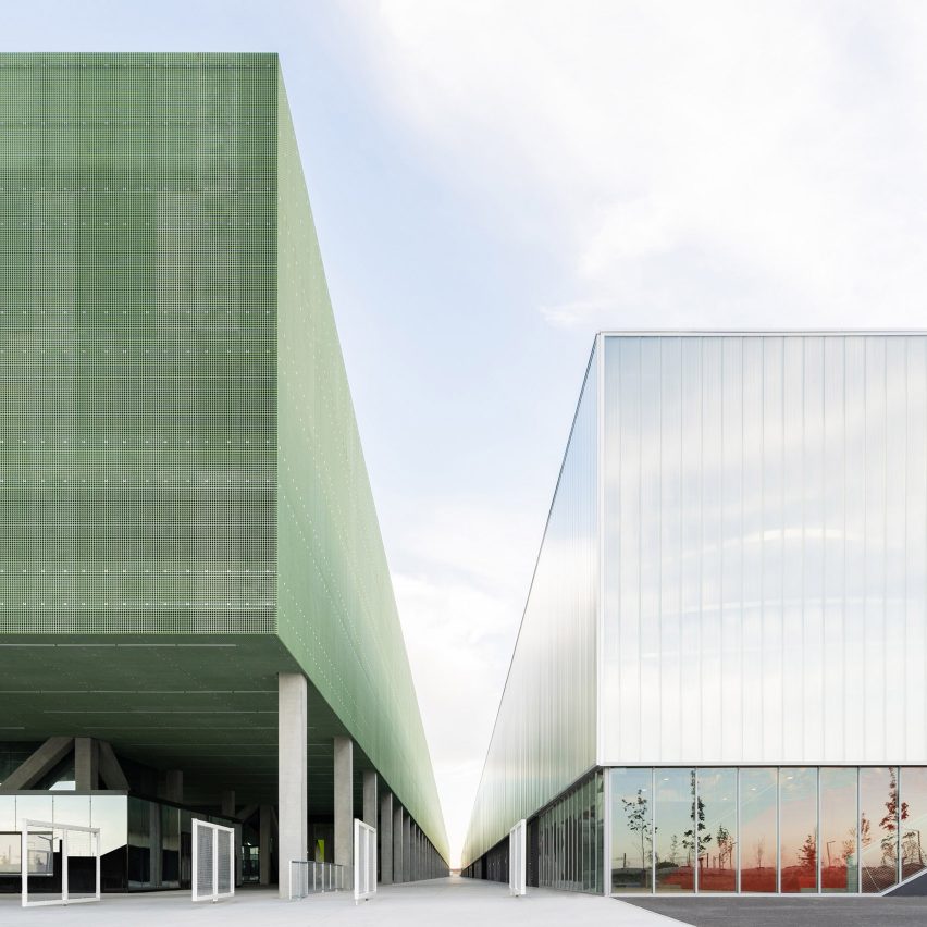MEETT exhibition centre in Toulouse, France, by OMA