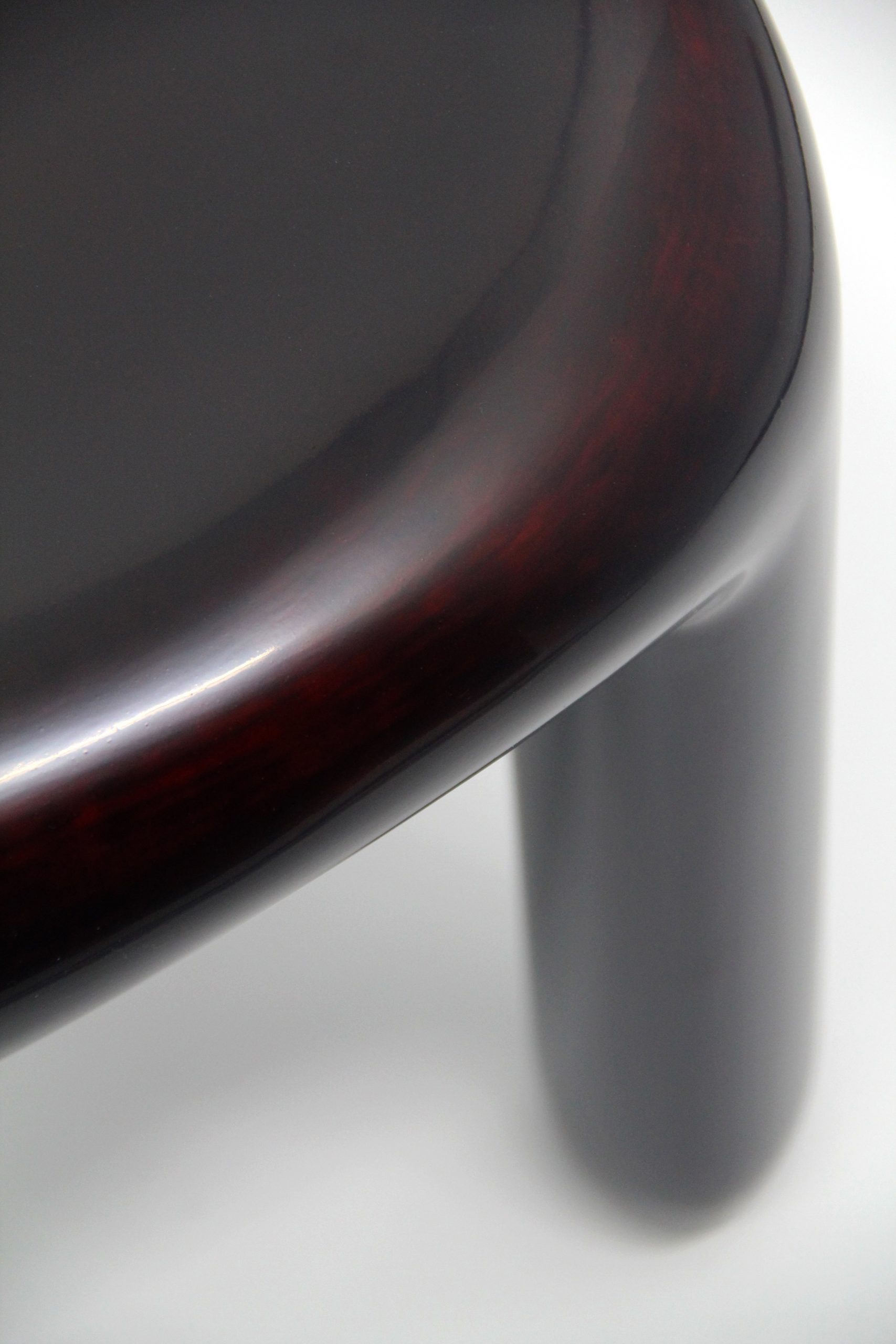 Ming Design Studio created its Bold stool series using wood coated in lacquer