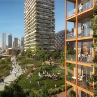 OMA designs Morden Wharf neighbourhood for London's riverside