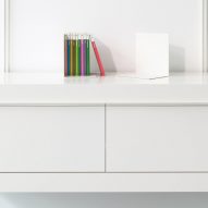 ON&ON's shelving system with a cabinet unit