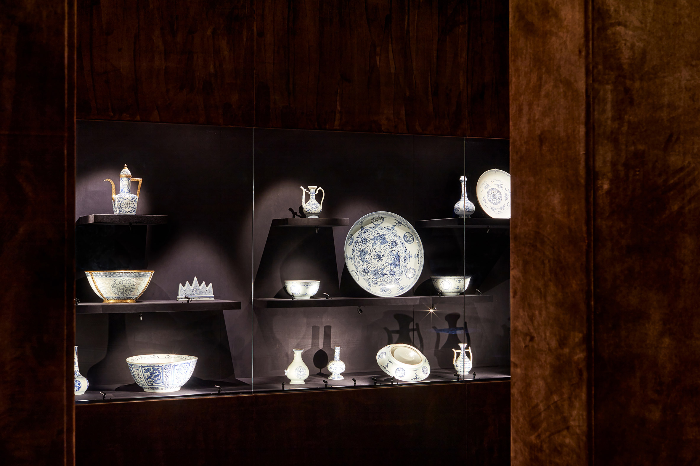 The First Orders room in the Porcelain Room exhibition designed by Tom Postma Design for the Fondazione Prada