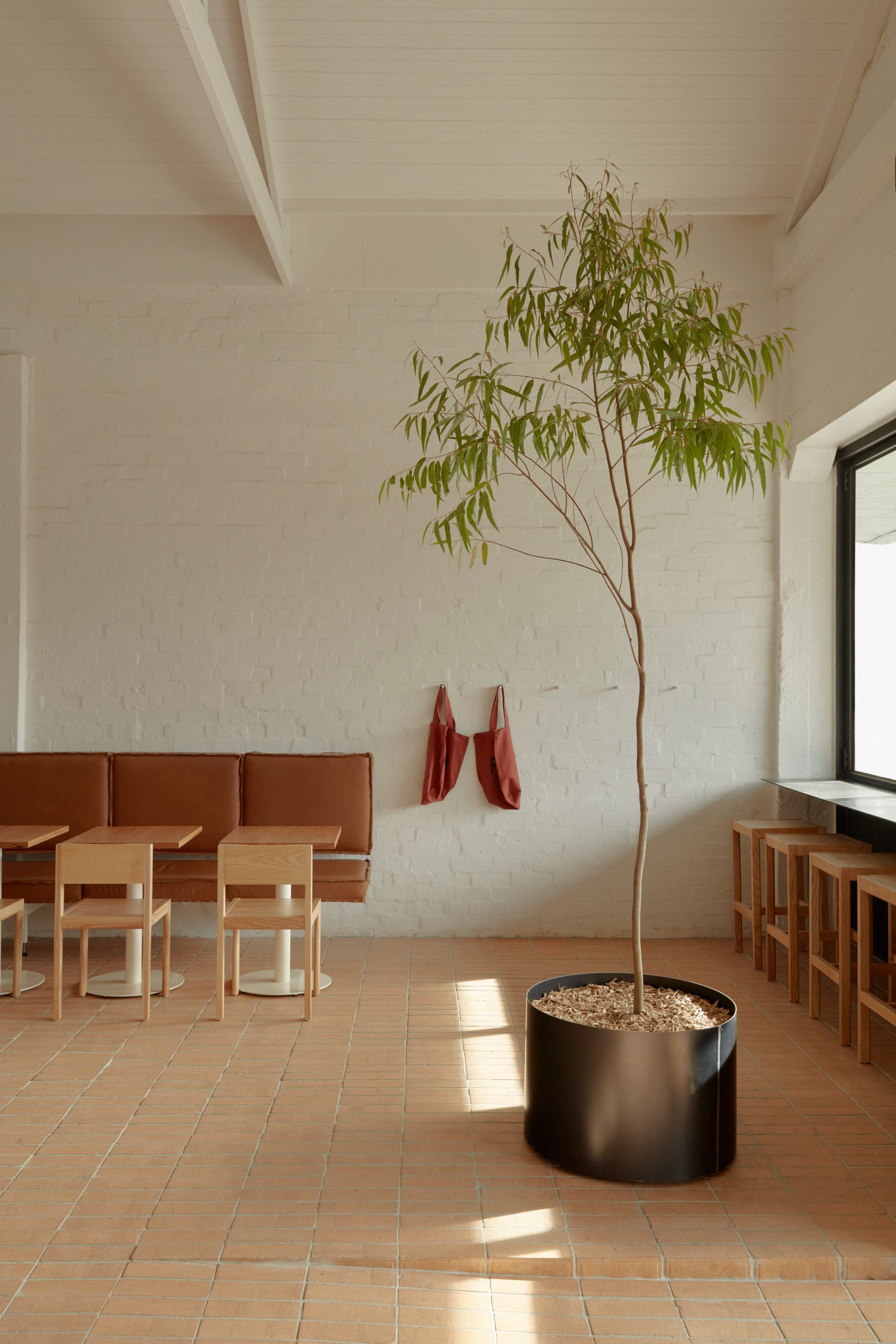Prior cafe in Melbourne features brick-lined interiors