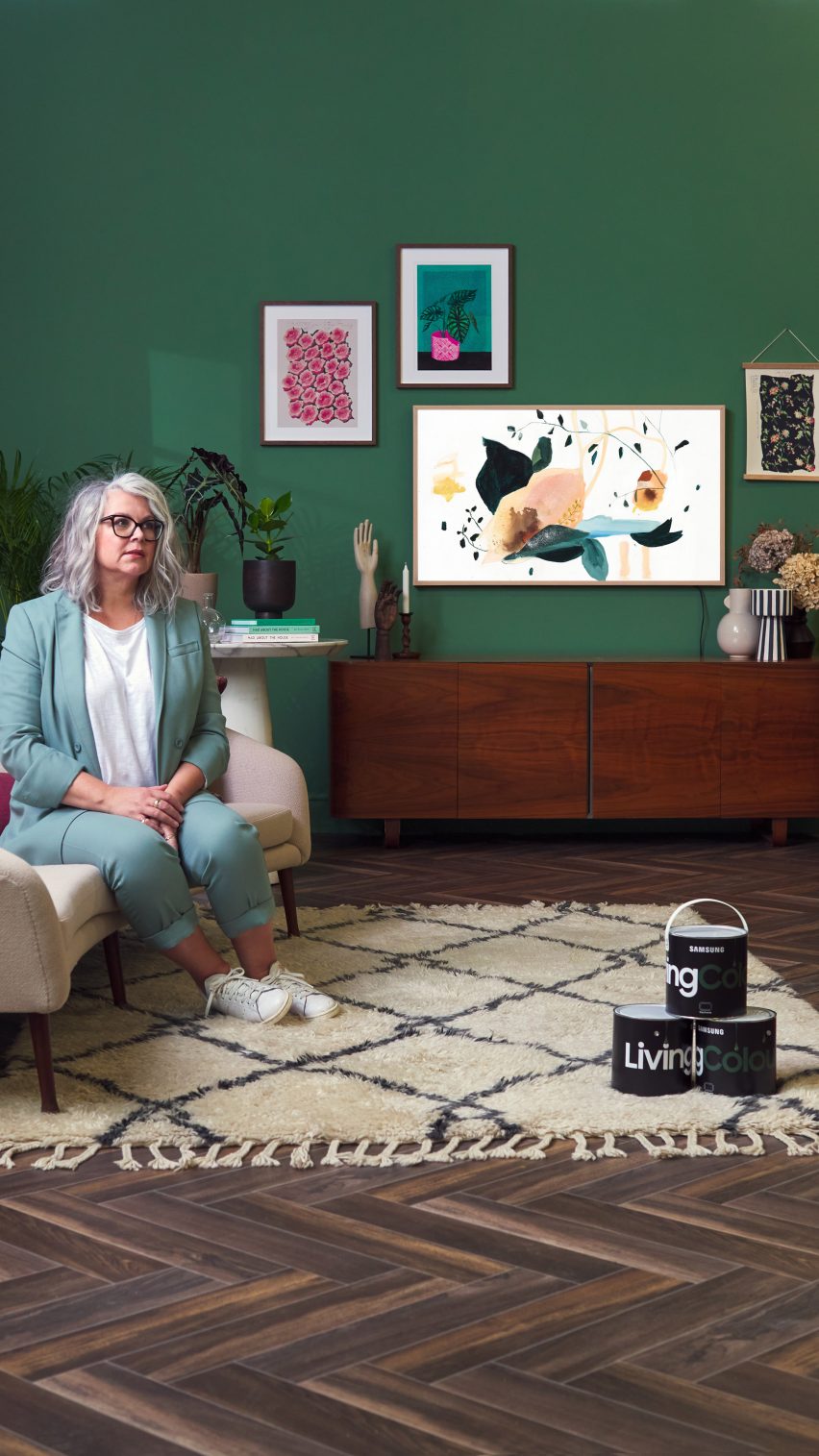 Kate Watson-Smyth styles room using Samsung's LivingColour paints