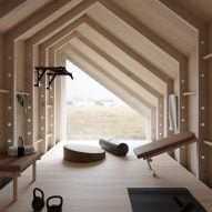 Visual of a modular Space of Mind cabin by Studio Puisto