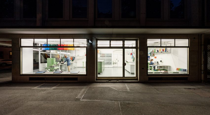 Exterior of Sweat-Yourself-Shop by Freitag