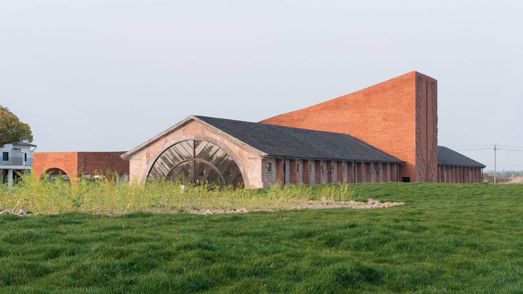 TaoCang Art Centre built in granaries transformed by brick corridors