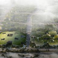 Green roods of AI City and Cloud Valley campus designed by BIG for Terminus Group