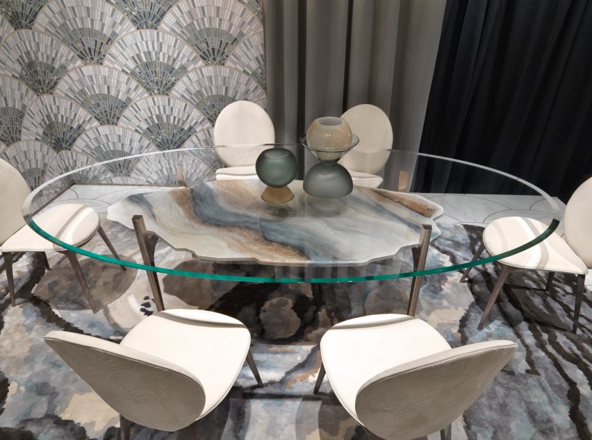 Alessandro La Spada's Arkady dining table from the Beauty collection