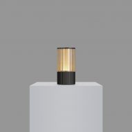 Voltra Reeded cordless lamps by Arnold Chan for Voltra