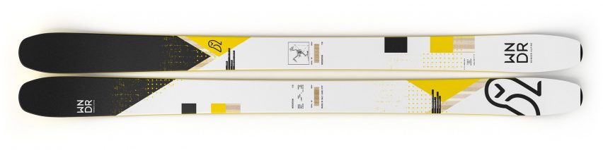 WNDR Alpine develops Intention 110 skis made from algae to clean up slopes