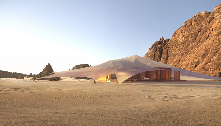 Tented Resort by AW2 in Saudi Arabia's AlUla desert
