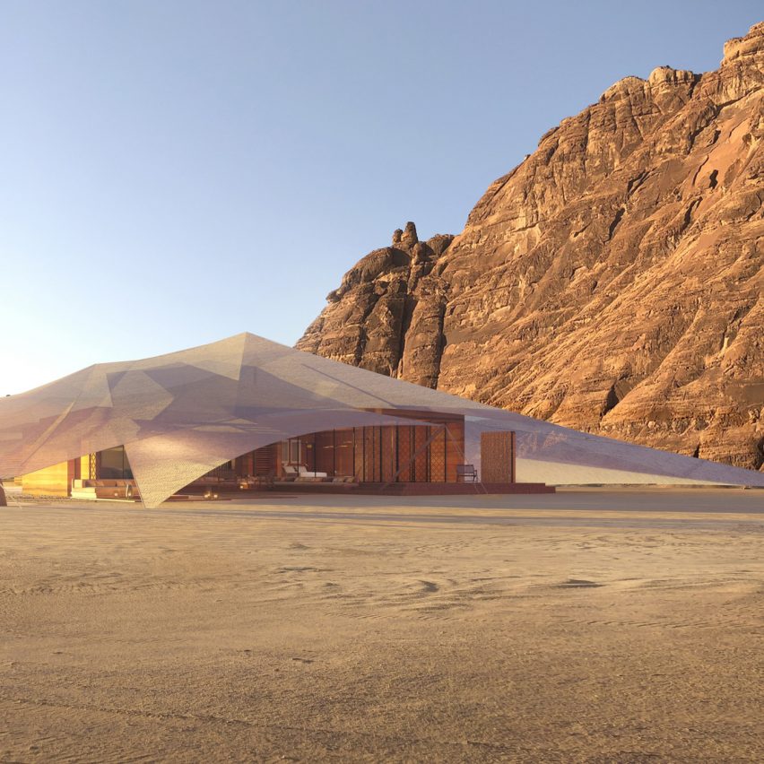 Tented Resort by AW2 in Saudi Arabia's AlUla desert