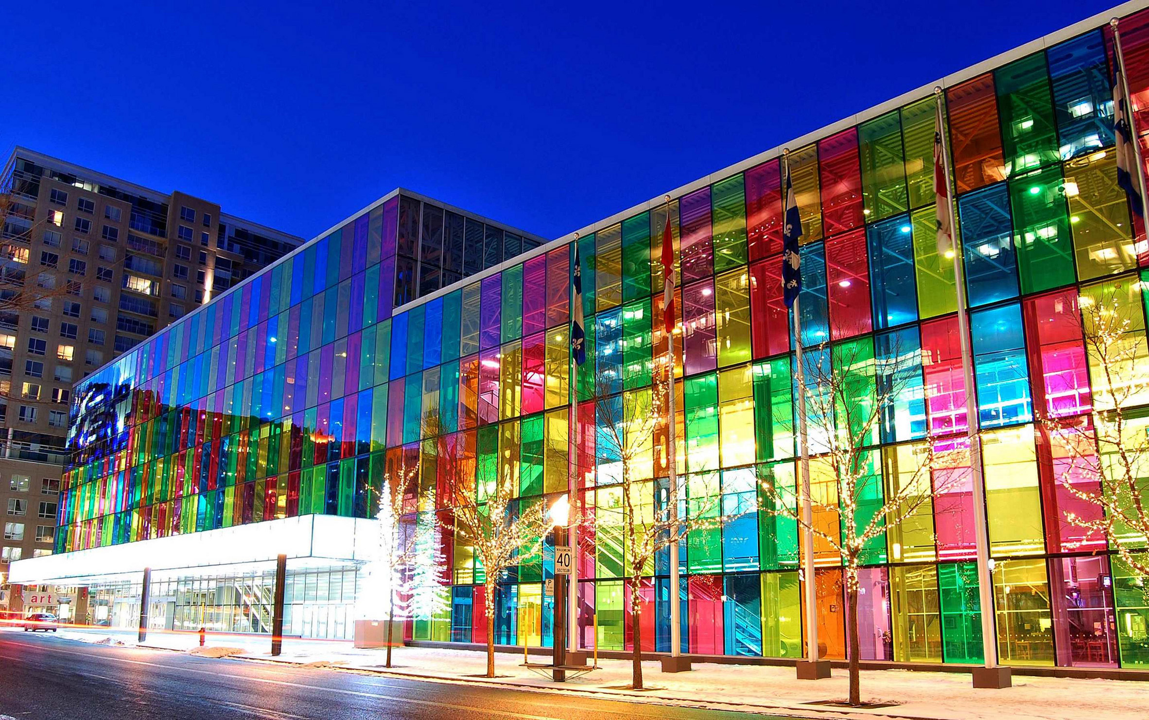 Facade of the Montreal Convention Centre
