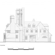 Plans for Belsize Fire Station converted into apartments by Tate Harmer, London