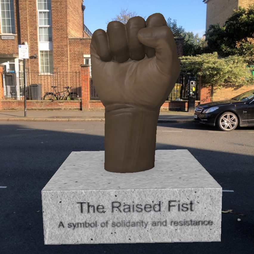 AR statue to memorialise black history by BLAM