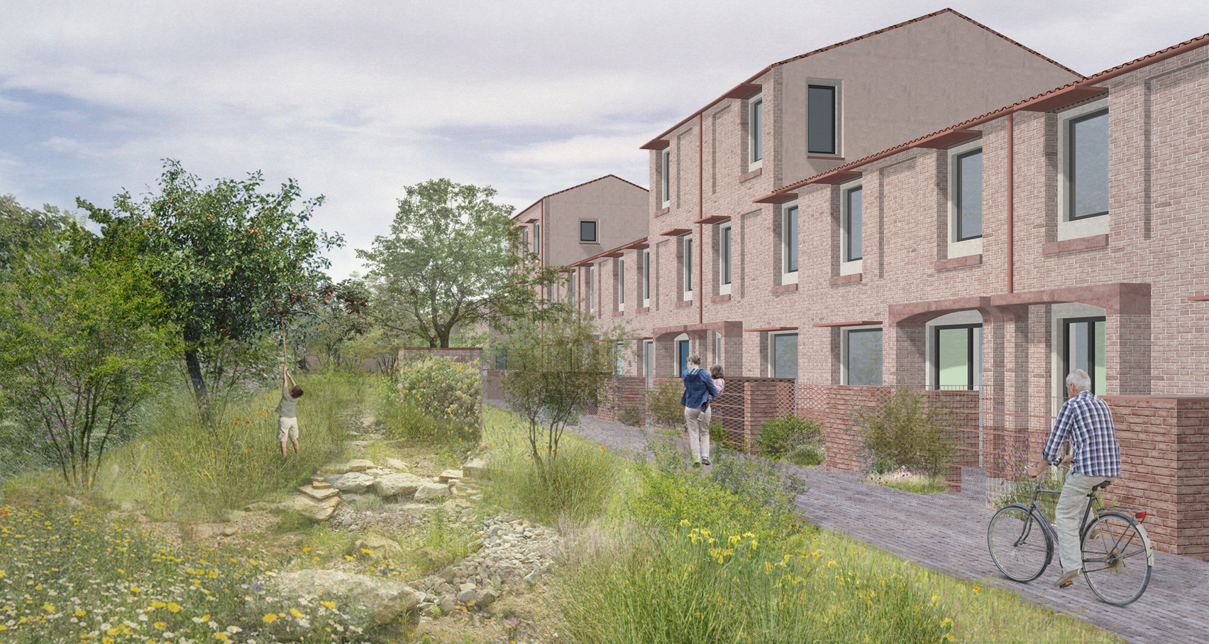 Landscape design of a site from Mikhail Riches Housing Delivery Programme for the City of York
