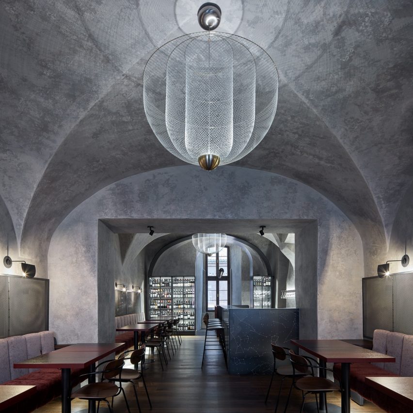 Wine bar interior by Formafatal