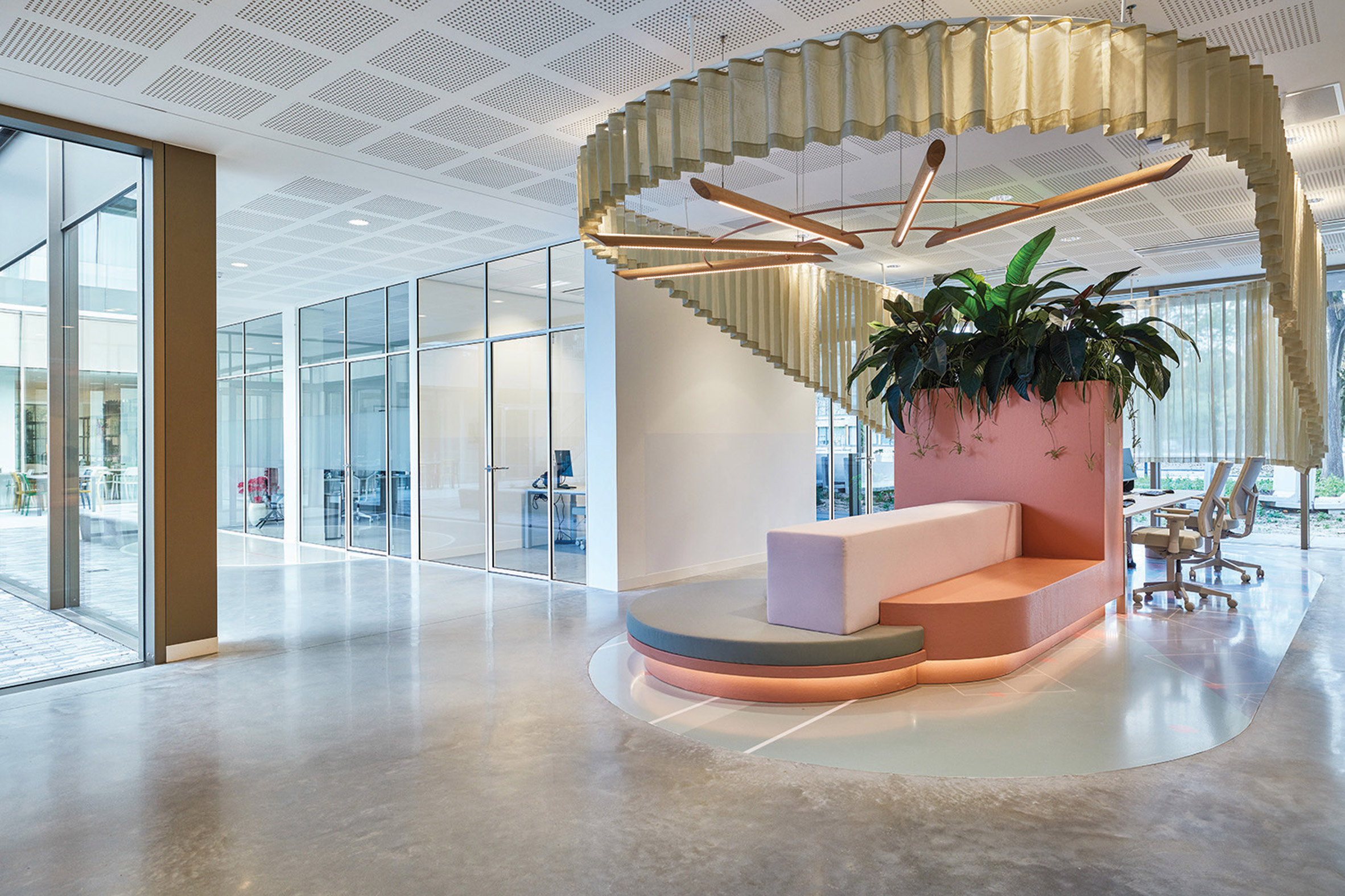Staff offices for Domstate Zorghotel rehabilitation centre by by Van Eijk & Van der Lubbe, Utrecht