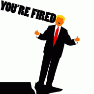Edel Rodriguez creates "You're fired" graphic after Donald Trump loses 2020 US presidential election