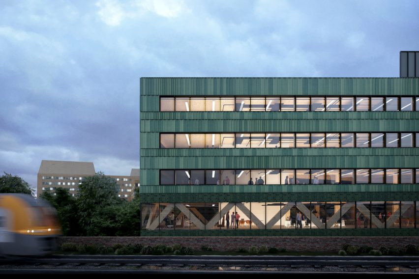 The carbon-negative office building Paradise by Feilden Clegg Bradley