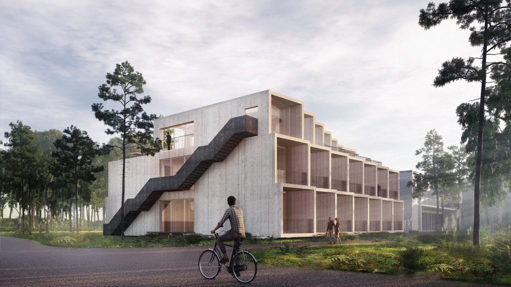 Skygge arkitekt form 3XN to add carbon-negative extension to Hotel GSH on Bornholm island