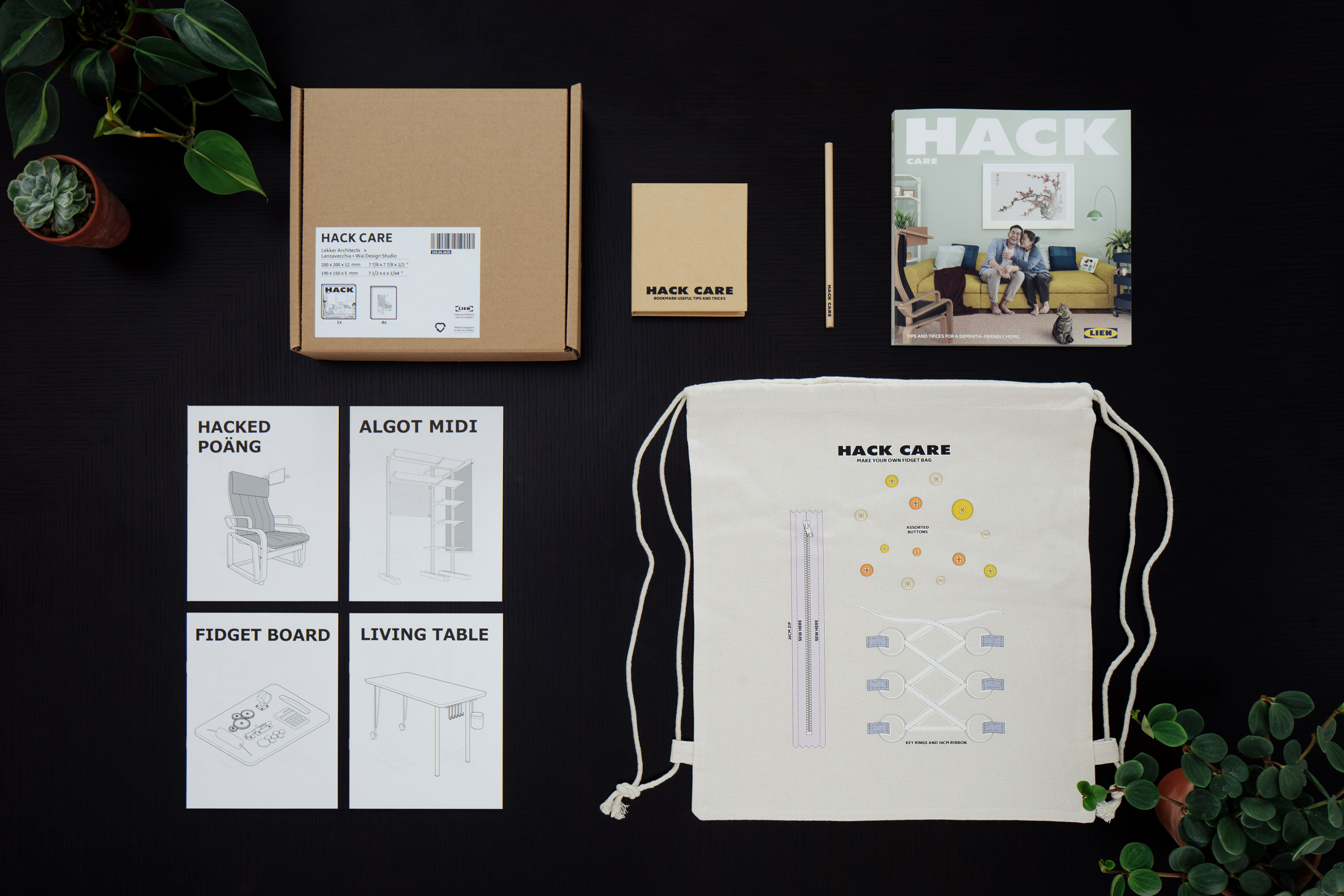 Hack Care book and kit by Lekker Architects, Lanzavecchia + Wai and the Lien Foundation