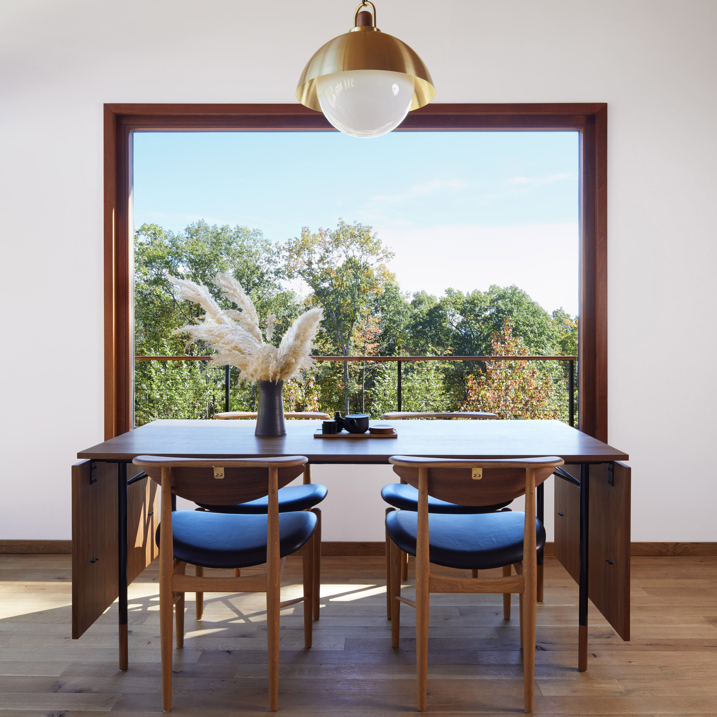 Dining room in Hudson Woods home by Magdalena Keck 