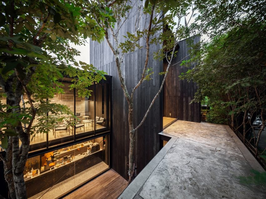 The exterior of IDIN Architects Office in Bangkok, Thailand