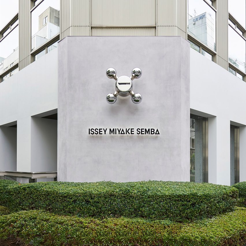 Issey Miyake store in Osaka is splashed with water-themed details